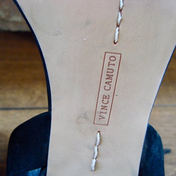 Vince Camuto Black Leather sandals size 7.5 - Picture 14 of 15